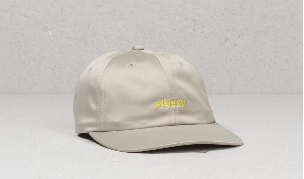 Stüssy Leland Satin Cap Grey