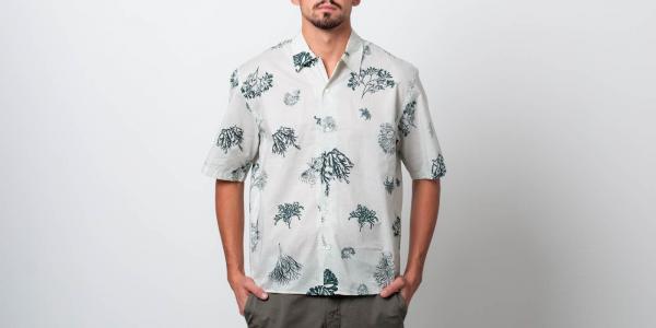 Norse Projects Carsten Print Shirt Kit White