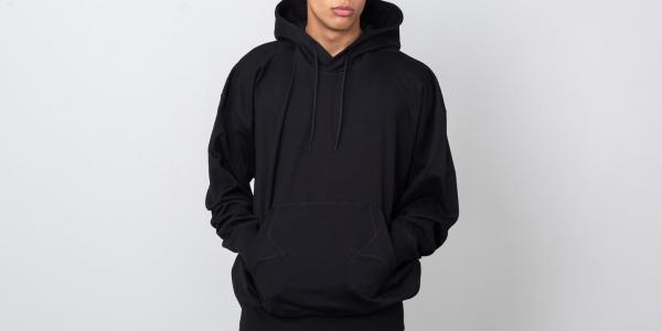 Y-3 Stacked Logo Hoodie Black