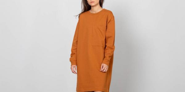 SELECTED Alexandra Sweat Dress Glazed Ginger