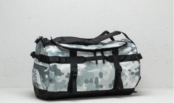 The North Face Base Camp Medium Duffel TNF White Macrofleck Camo Print/ TNF Black
