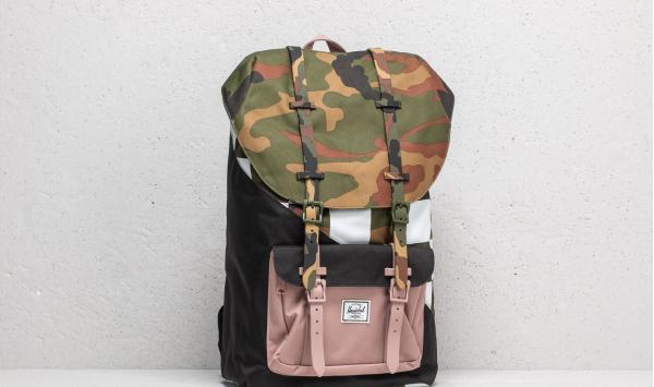 Herschel Supply Co. Little America Backpack Woodland Camo/ Checker