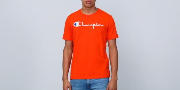 Champion Crewneck T-Shirt Fire Orange