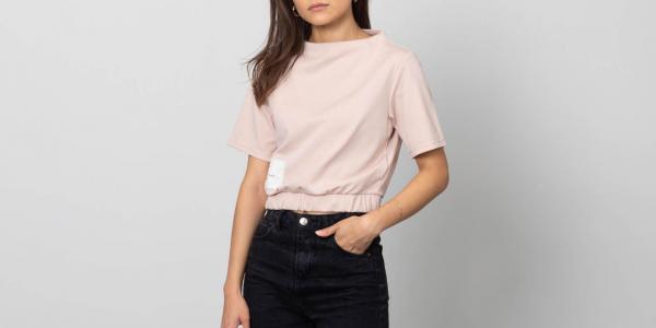 Reebok Advanced Crop Tee Bare Beige