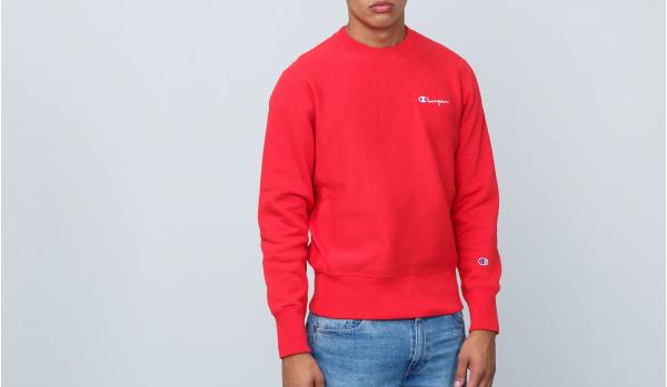 Champion Crewneck Sweatshirt Red