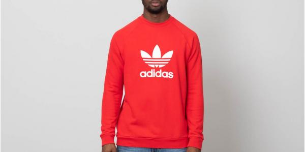 adidas Trefoil Crewneck Collegiate Red