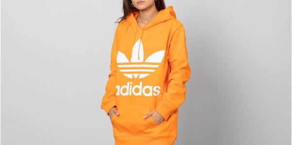 adidas Boyfriend Trefoil Hoodie Bahia Orange