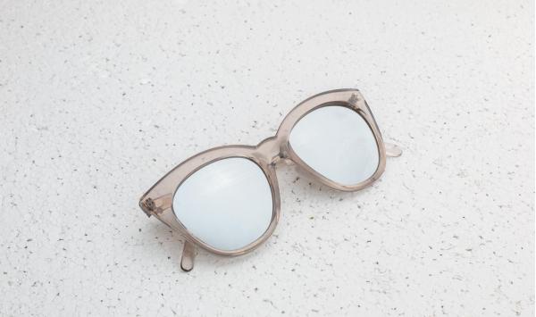 Le Specs Halfmoon Magic Sunglasses Stone