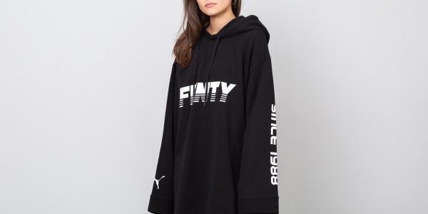 Puma Fenty x Rihanna Longsleeve Graphic Hoodie Puma Black