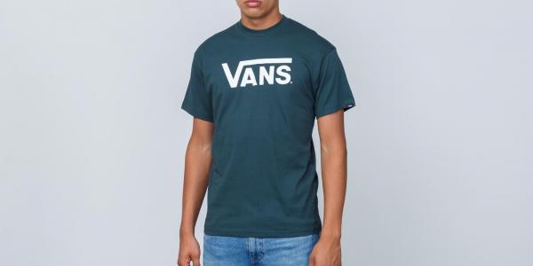 Vans Classic Tee Darkest Spruce/ White