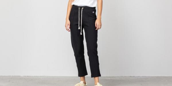 Champion Straight Hem Pants Black