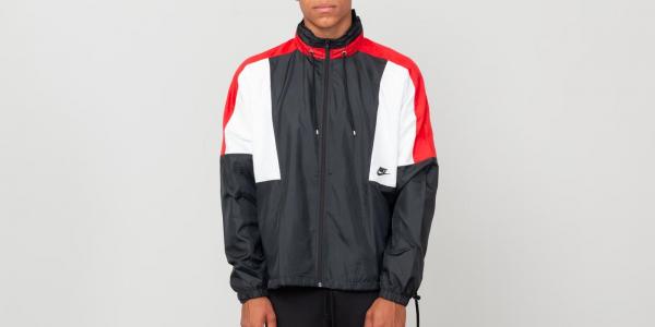Nike Sportswear Re-Issue Woven Jacket Black/ University Red/ Summit White/ Black