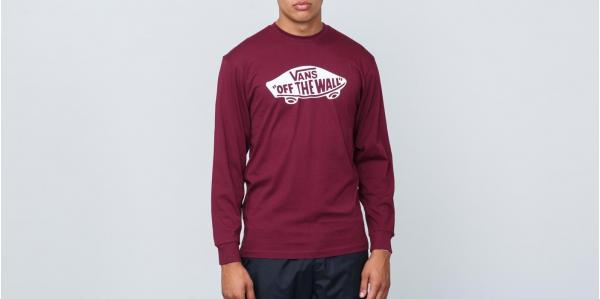 Vans Off The Wall Longsleeve Burgundy/ White