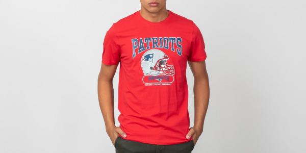 New Era Shortsleeve Archie Tee New England Patriots Red