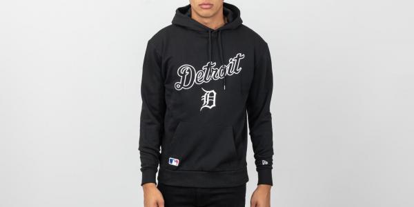 New Era University Club Detroit Tigers Pullover Hoodie Black