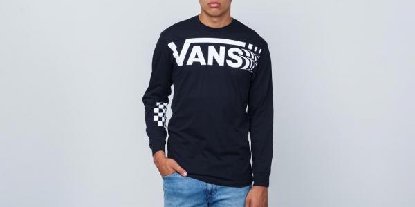 Vans Distorted Longsleeve Tee Black