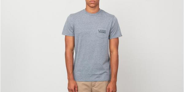 Vans Off The Wall Classic Tee Heather Grey/ Darkest Spruce