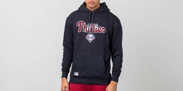 New Era University Club Philadelphia Phillies Pullover Hoodie Navy