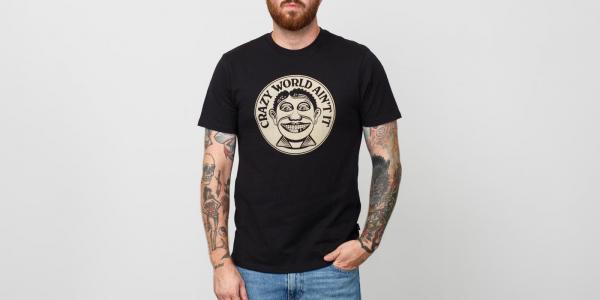 Vans x John Van Hamersveld Crazy World Ain't It Tee Black