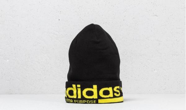 adidas Beanie Black/ Shock Yellow