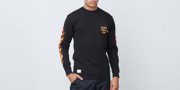 Vans x WTAPS Flame Longsleeve Tee Black/ Flame