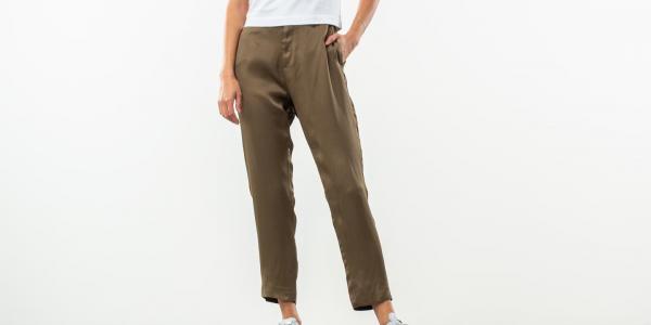 HOPE Krissy Trousers Khaki Green