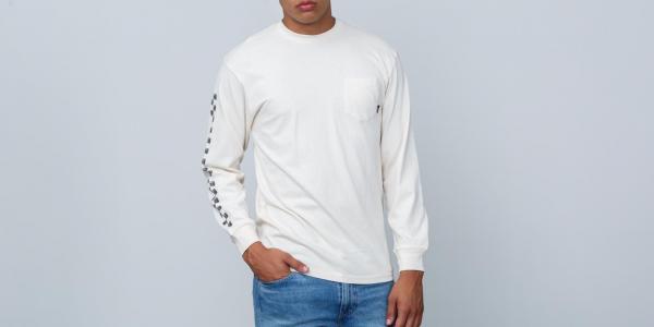 Vans Square Rot Longsleeve Tee Raw Cotton