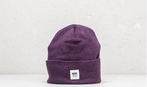 WOOD WOOD Gerald Tall Beanie Purple