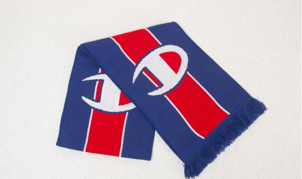 Champion Knitted Scarf Blue/ Red/ White