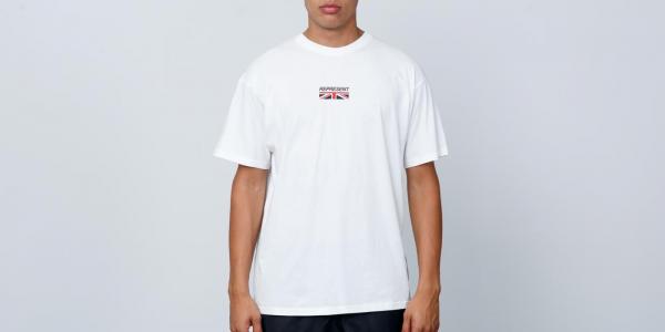 REPRESENT Shortsleeve Logo Tee White