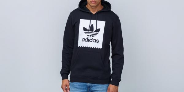 adidas Trefoil Solid Hoodie Black/ White