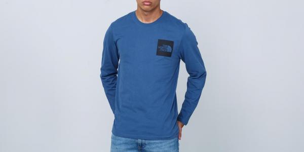 The North Face Fine Longsleeve Tee Shady Blue