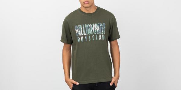 Billionaire Boys Club Overdye Digi Camo Tee Olive