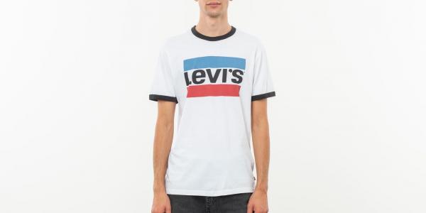 Levi's® Olympic Logo Ringer Tee White