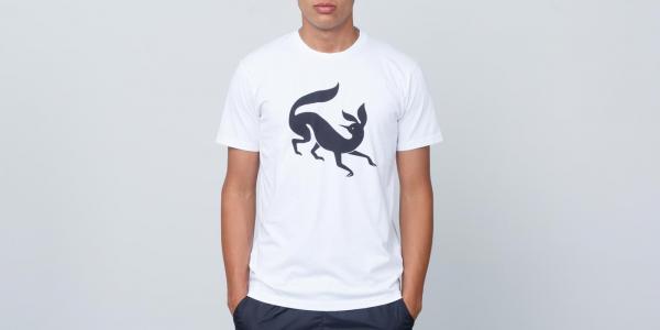 by Parra Confused Fox Tee White