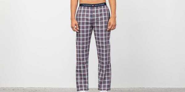 Tommy Hillfiger Poplin Pyjama Trousers Navy Blazer
