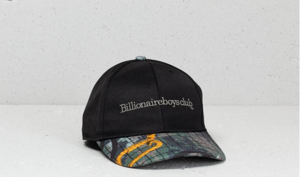 Billionaire Boys Club Climbing Camo Peak Baseball Cap Black