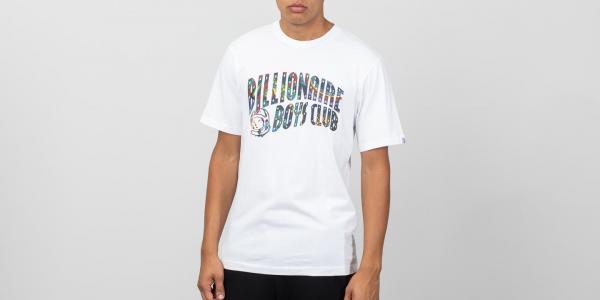 Billionaire Boys Club Paisley Arch Logo Tee White