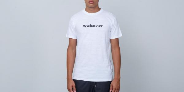 WOOD WOOD Perry Tee Bright White