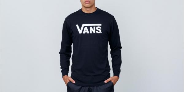 Vans Classic Longsleeve Tee Black/ White