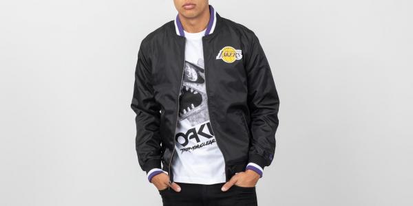 New Era Varsity Jacket Los Angeles Lakers Black/ Purple