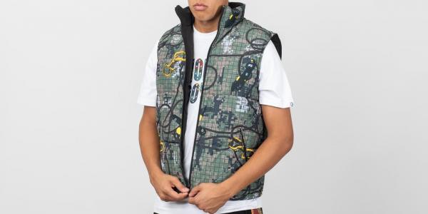 Billionaire Boys Club Climbing Reversible Gilet Camo/ Black