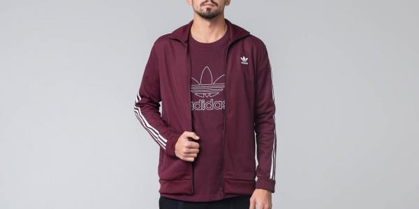 adidas Beckenbauer Tracktop Maroon