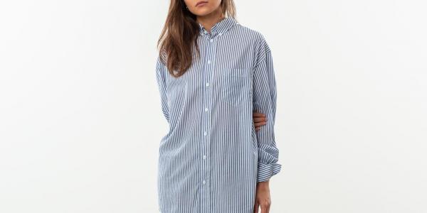 HOPE Brave Shirt Blue Stripe