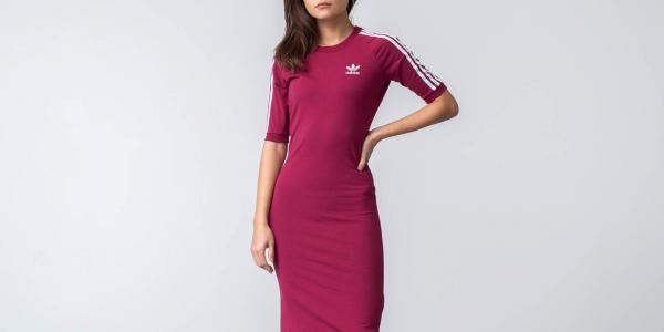 adidas 3 Stripes Dress Mystery Ruby