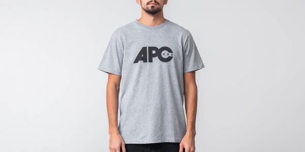 A.P.C. Johnny T-Shirt Grey