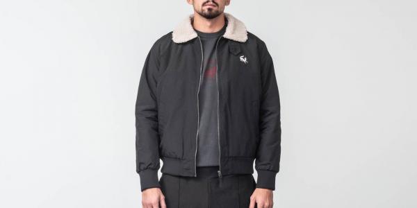 by Parra Topper Harley Scared Fox Jacket Black