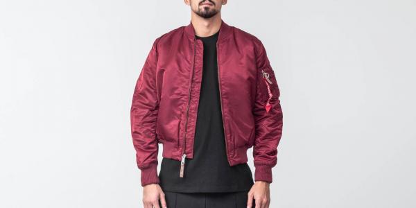 Bunda Alpha Industries MA-1 VF 59 Burgundy XXL