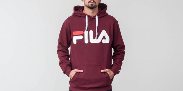 Fila Classic Logo Hoodie Tawny Port