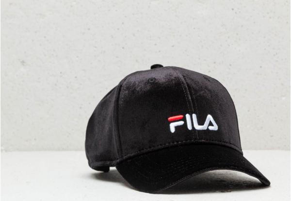 Fila Panel Cap Velvet Strapback Black